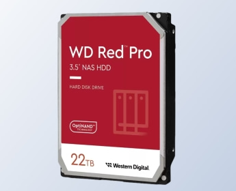 西部数据 NAS硬盘 WD Red Pro 西数红盘Pro 22TB 7200转 512MB SATA CMR WD221KFGX