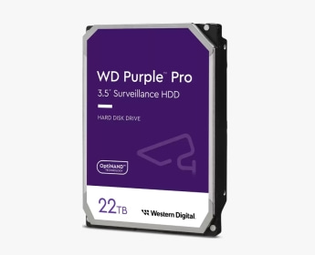 西部数据 监控级硬盘 WD Purple 西数紫盘pro 22TB 7200转 512MB SATA CMR WD221PURP