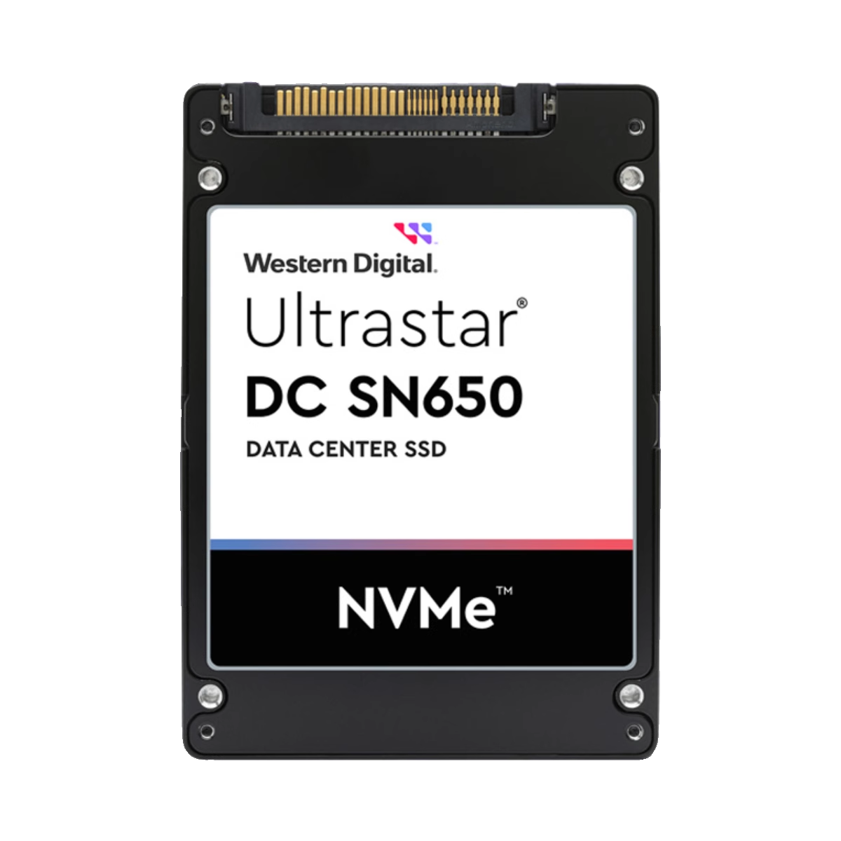 西部数据(WD)SN650 15.36TB 企业级SSD固态硬盘 U.3接口（NVMe协议）